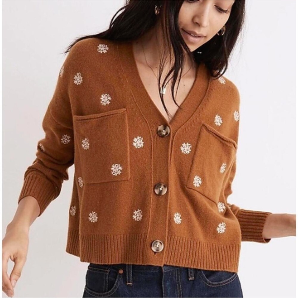 Madewell Floral Cardigan